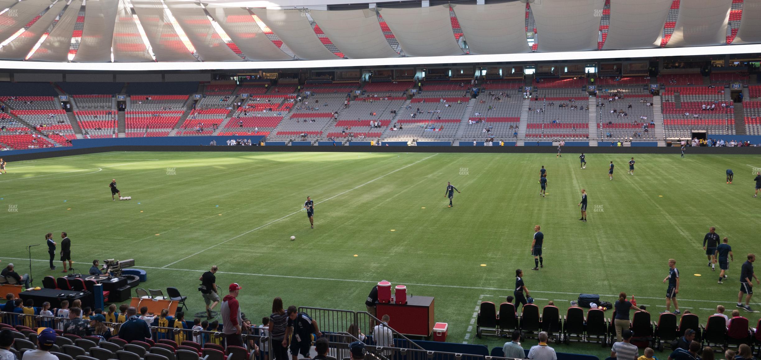 Seating view for BC Place Stadium Section 213