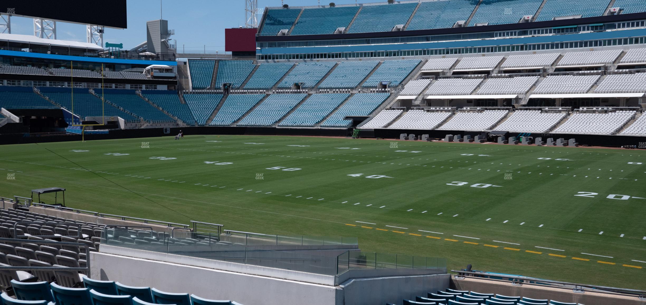 Seating view for EverBank Stadium Section 133