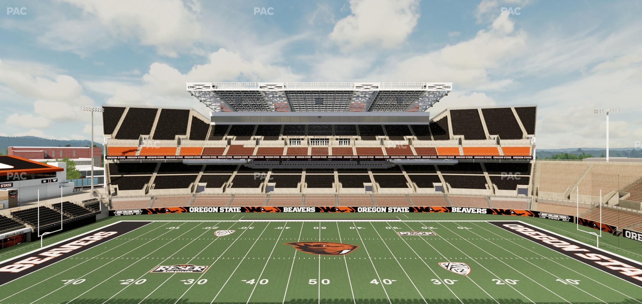 Seating view for Reser Stadium Section 233