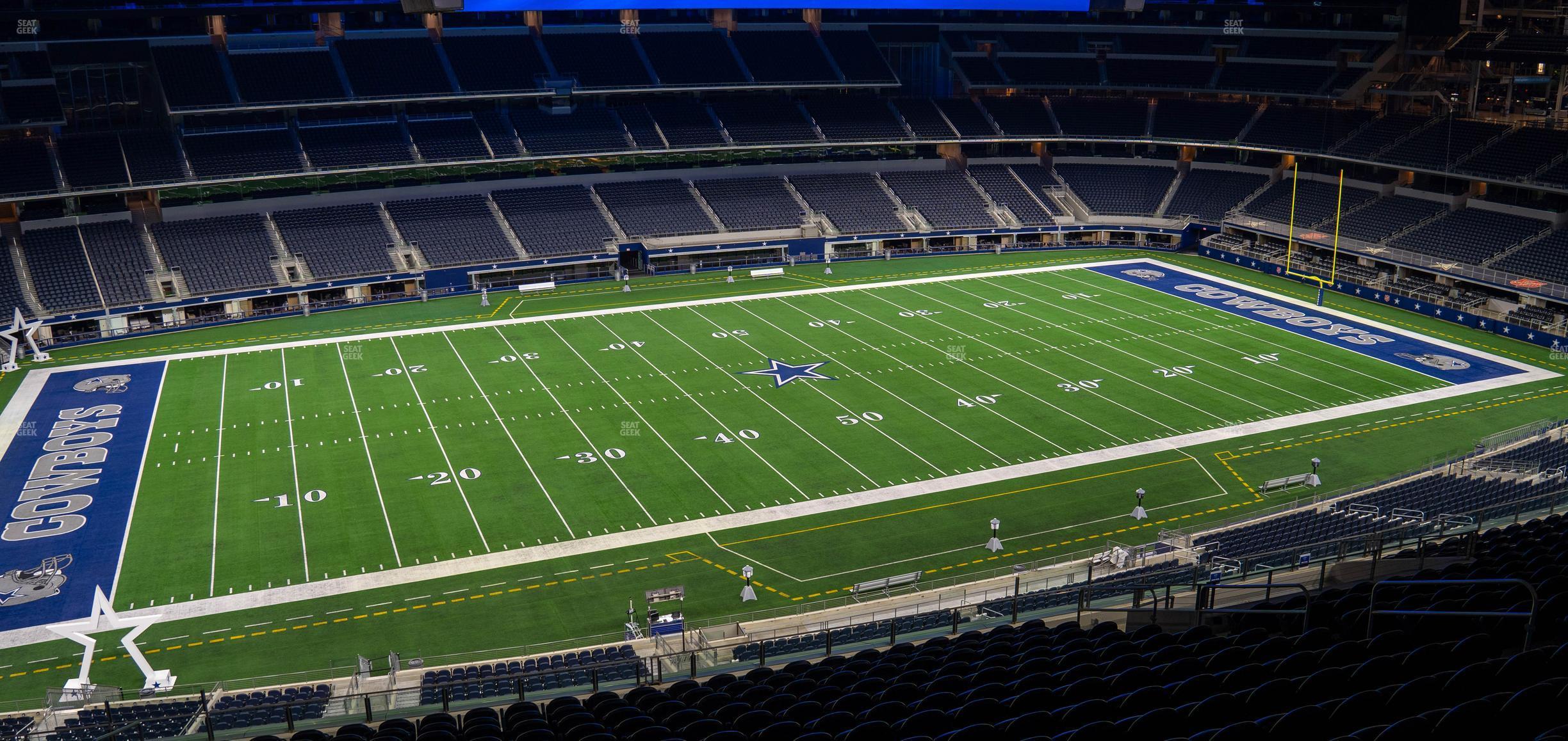 Seating view for AT&T Stadium Section Silver Suite 406