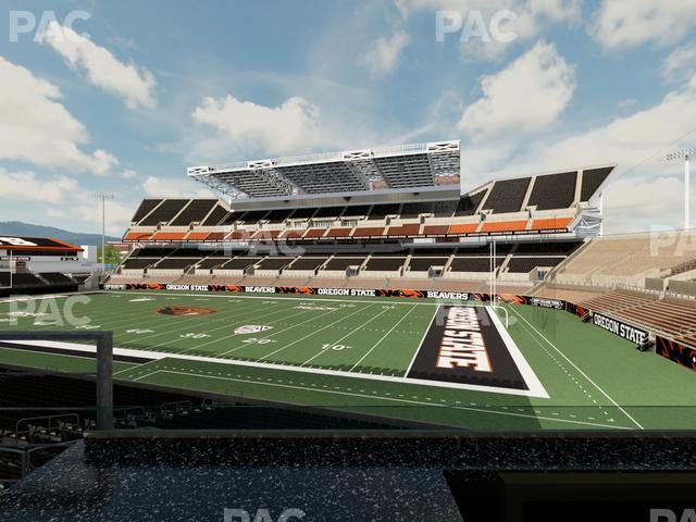 Seating view for Reser Stadium Section West Loge 13