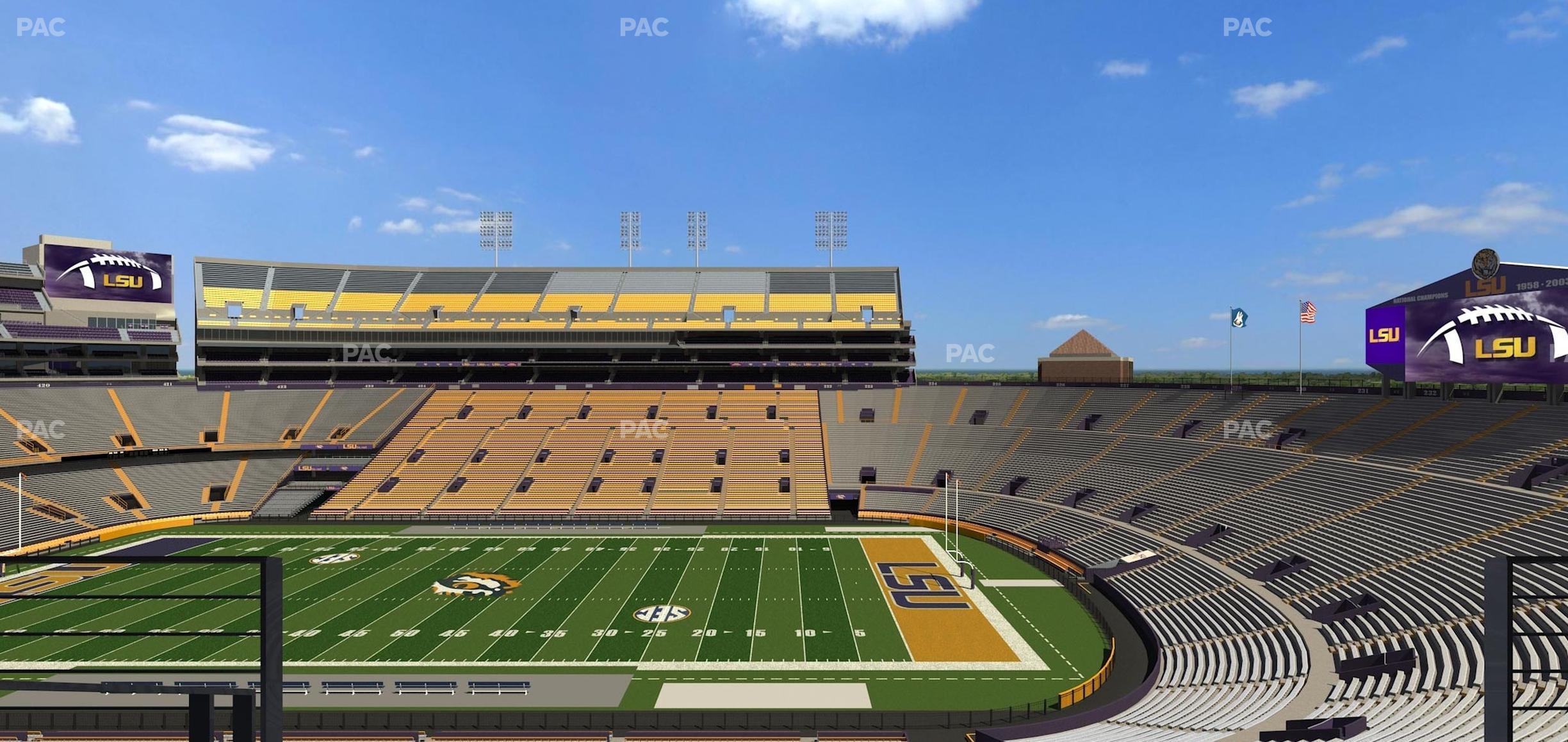 Seating view for Tiger Stadium Section Suite 106