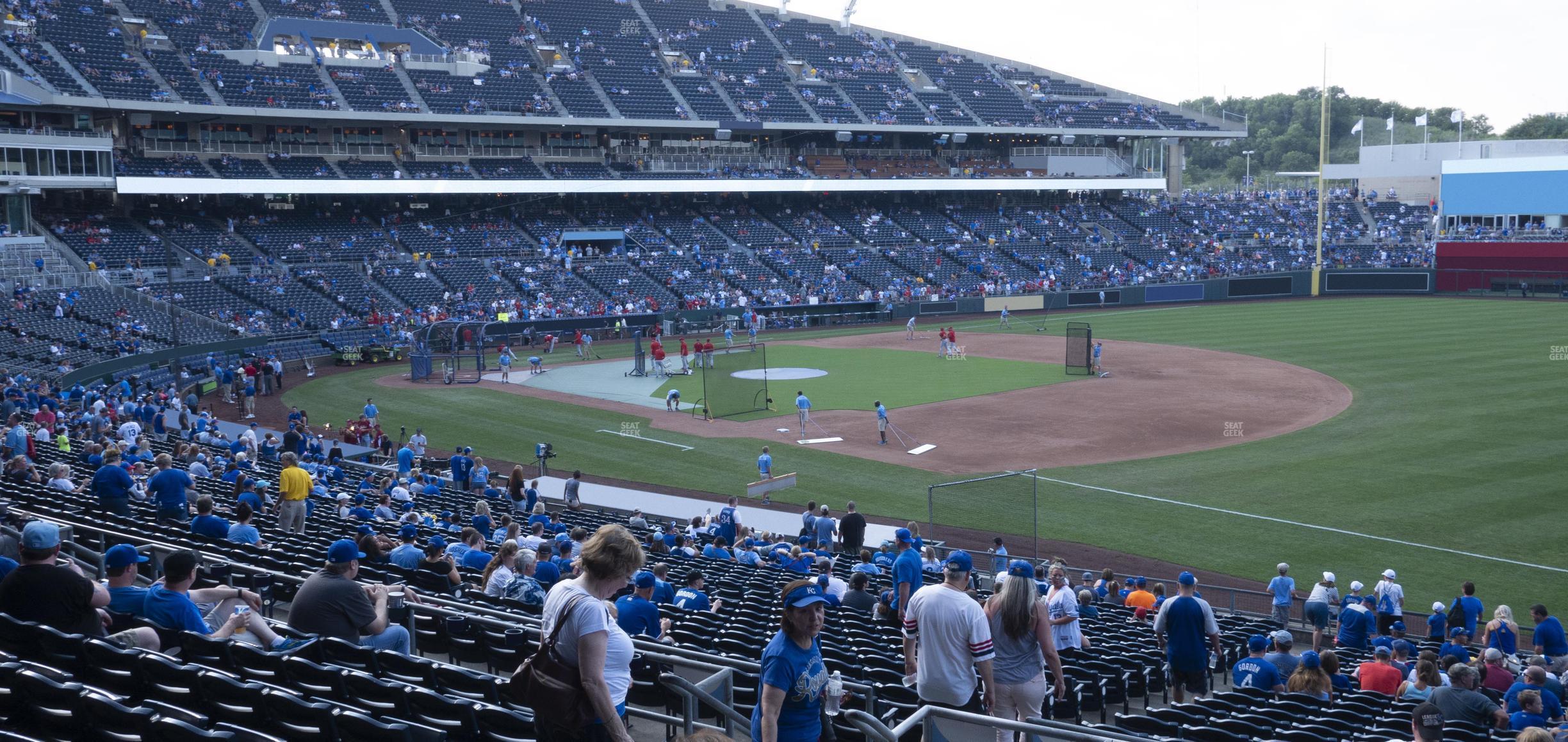 Seating view for Kauffman Stadium Section 241