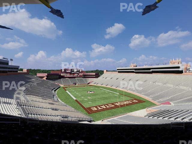 Seating view for Doak Campbell Stadium Section Club 325