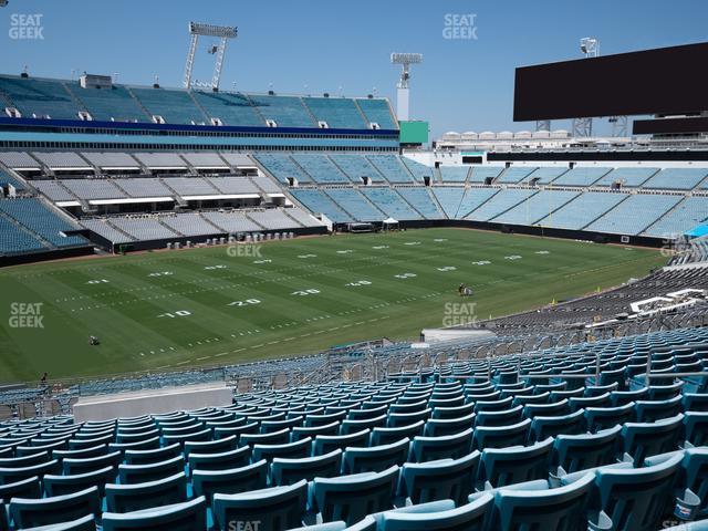 Seating view for EverBank Stadium Section 242