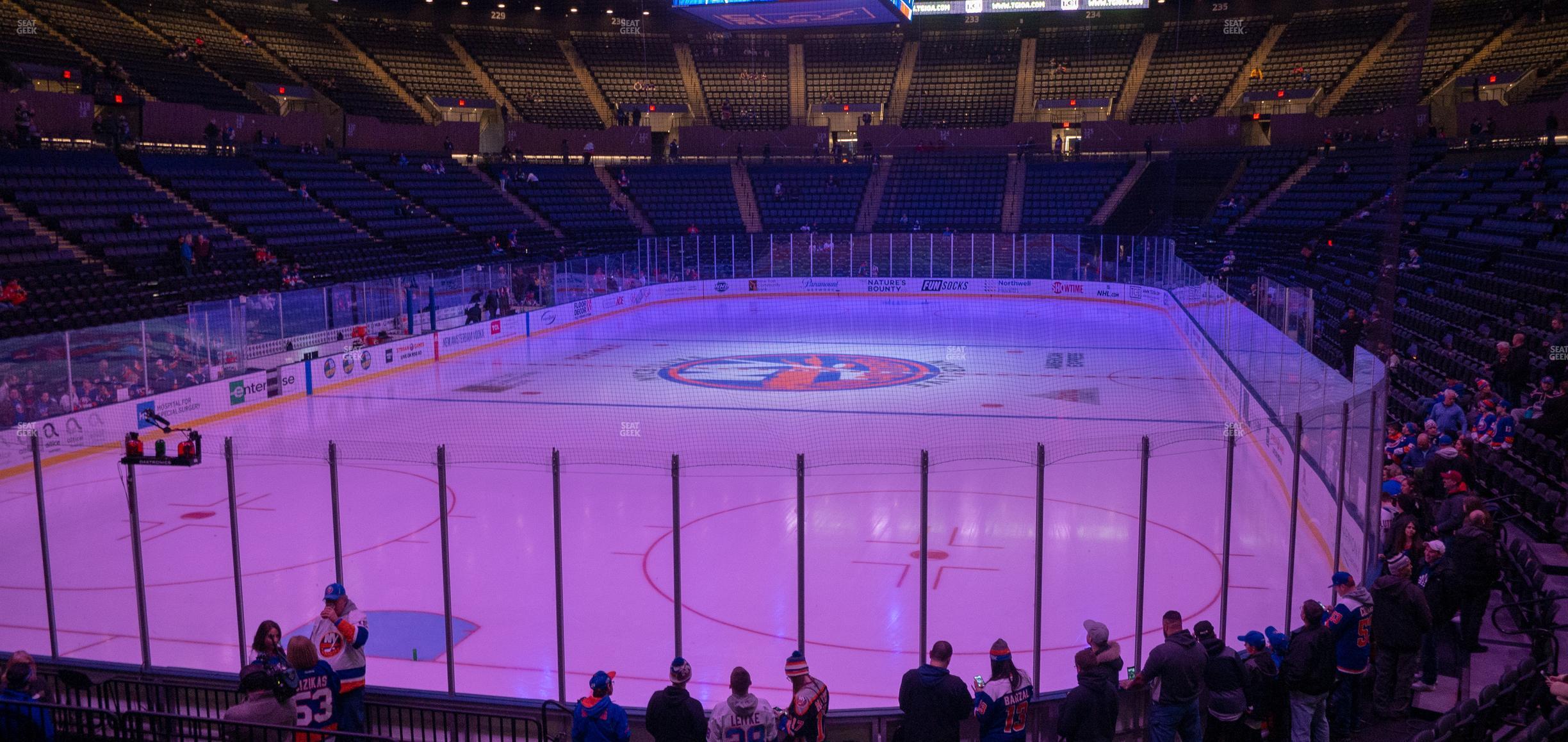 Seating view for Nassau Coliseum Section 109