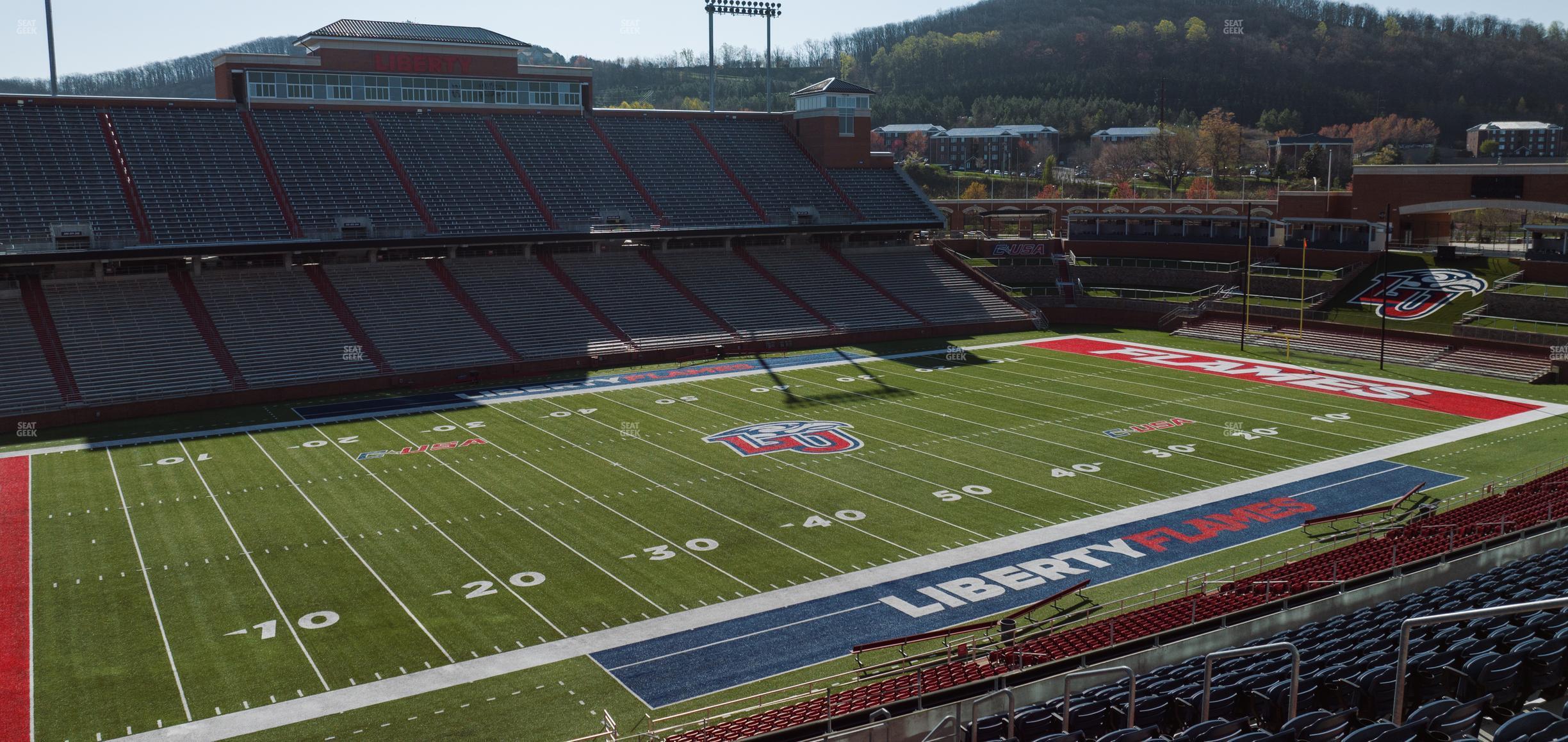 Seating view for Williams Stadium Section 208