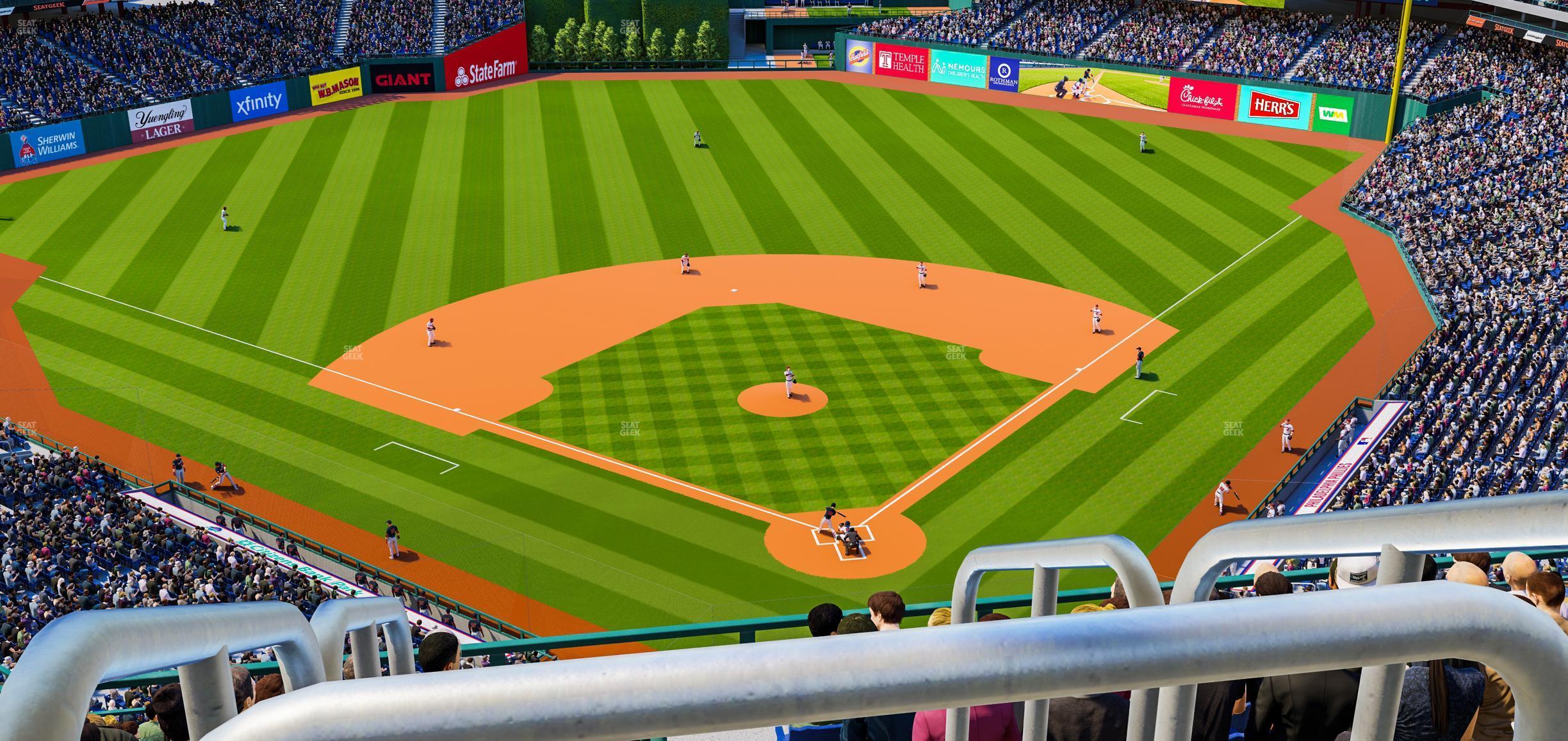 Seating view for Citizens Bank Park Section 421 V