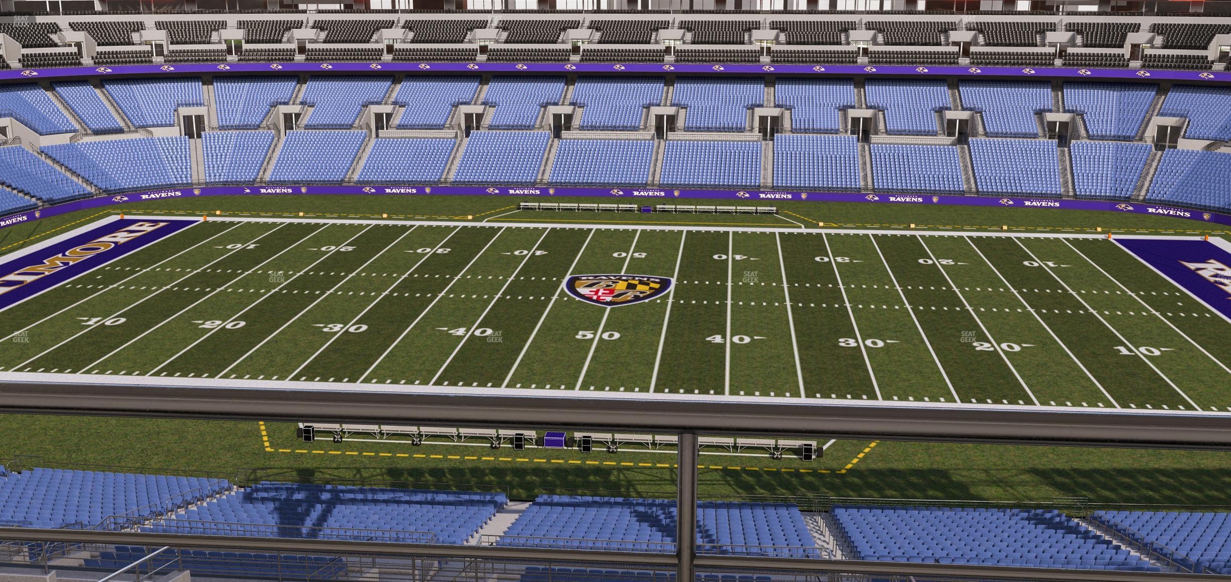 Seating view for M&T Bank Stadium Section Suite 437