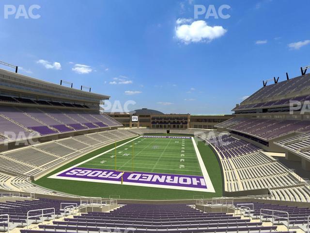 Seating view for Amon G Carter Stadium Section 220