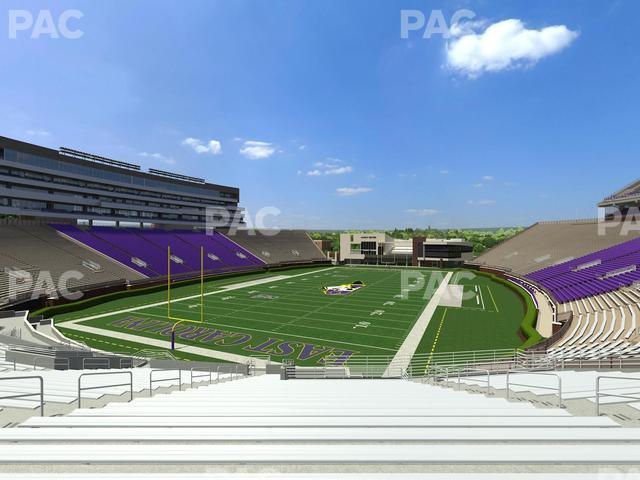 Seating view for Dowdy-Ficklen Stadium Section 24