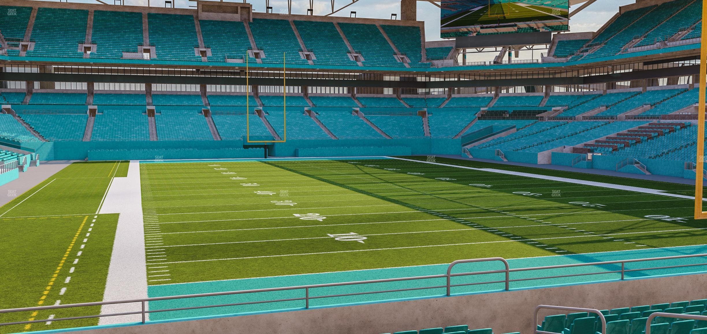 Seating view for Hard Rock Stadium Section 106