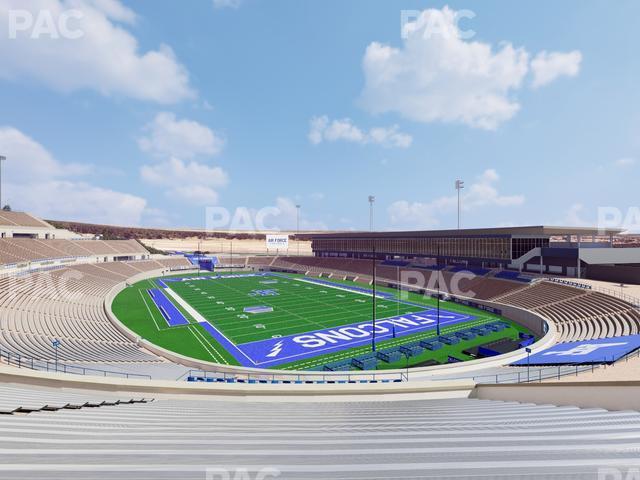 Seating view for Falcon Stadium Section M 1