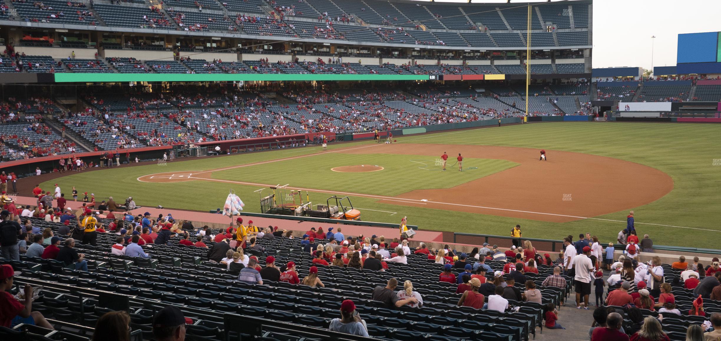 Seating view for Angel Stadium of Anaheim Section 225