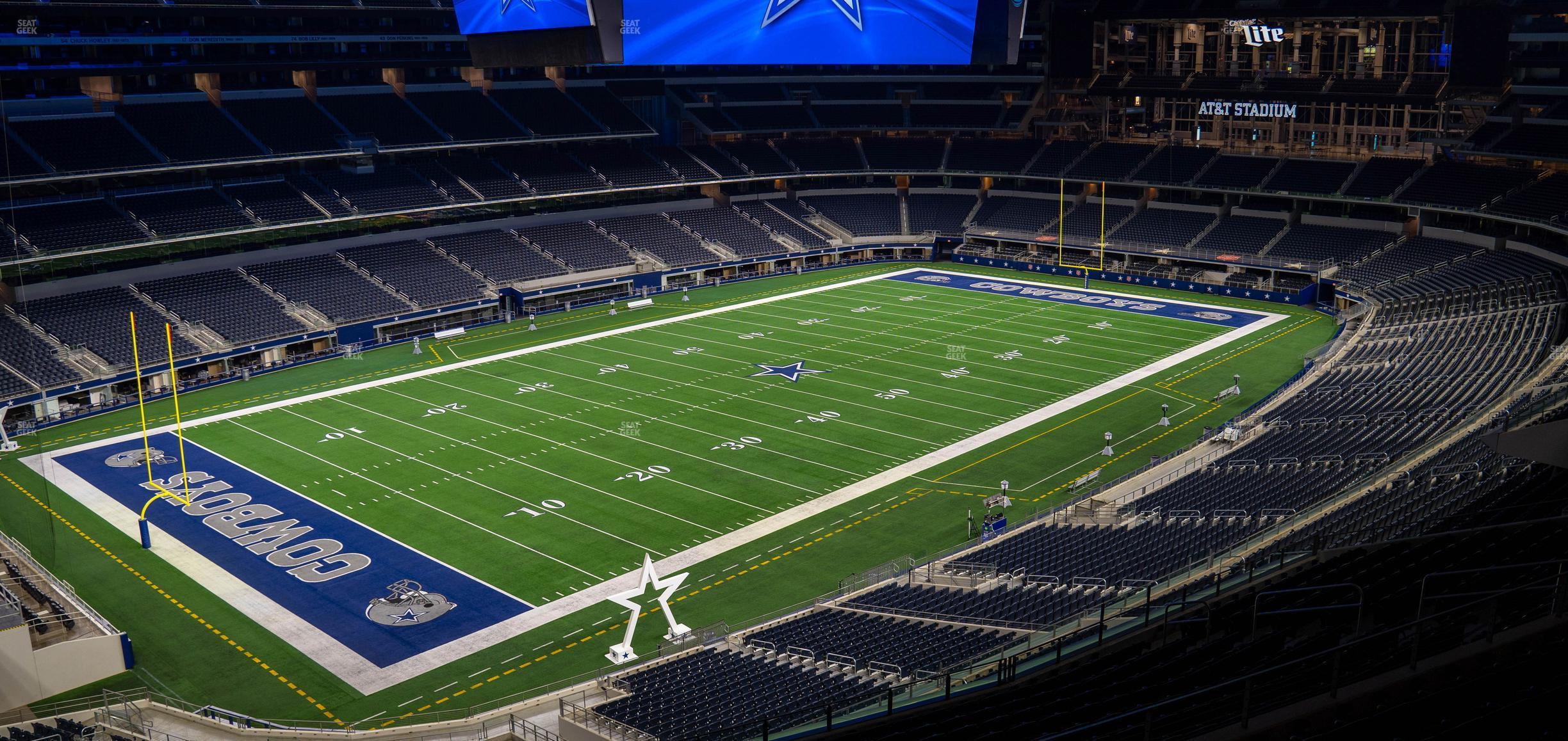 Seating view for AT&T Stadium Section Silver Suite 414