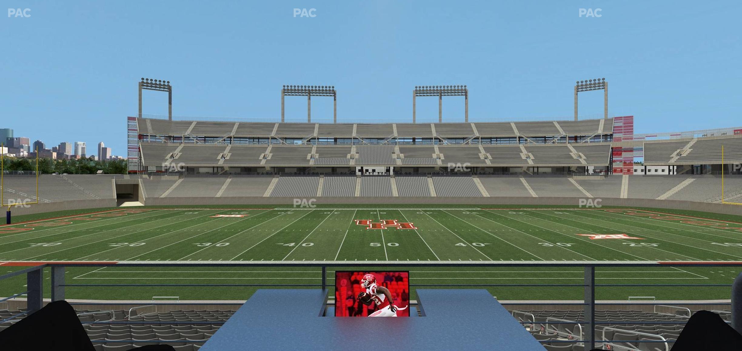 Seating view for TDECU Stadium Section Loge Box 14