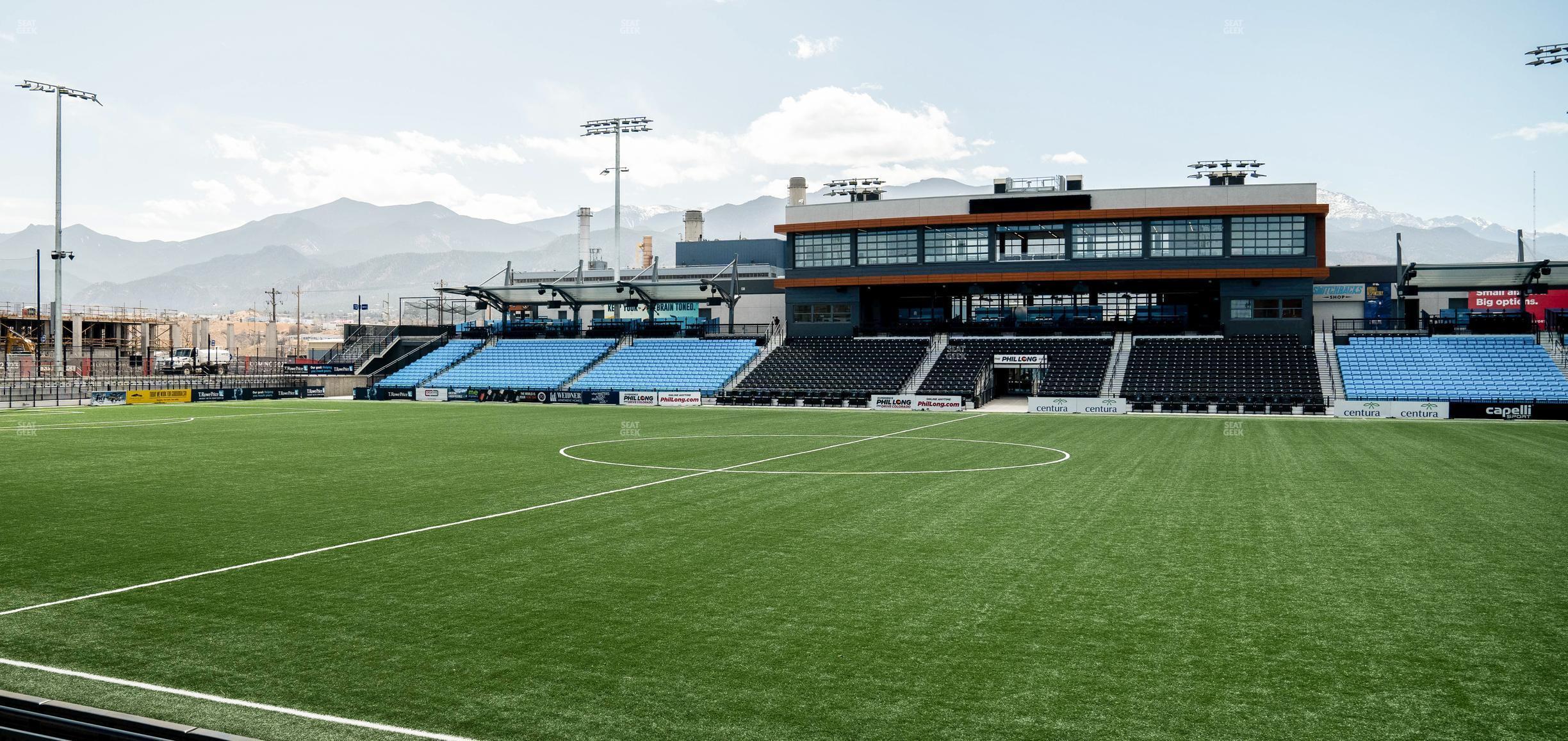 Seating view for Weidner Field Section 118