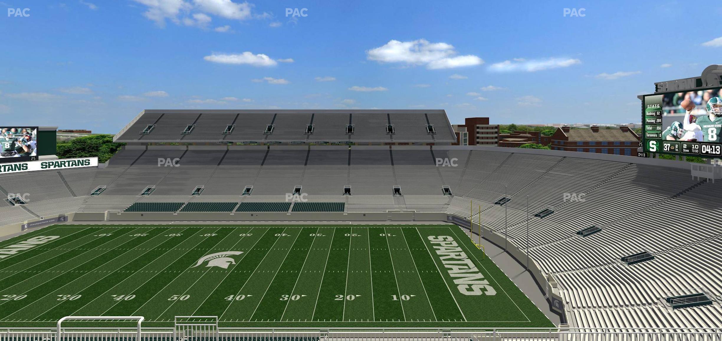 Seating view for Spartan Stadium (Michigan) Section 122