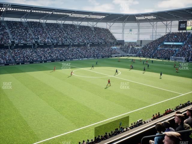 Seating view for Allianz Field Section 136