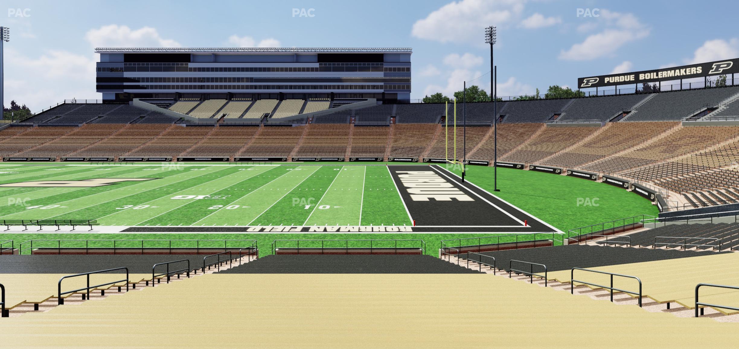 Seating view for Ross Ade Stadium Section 109