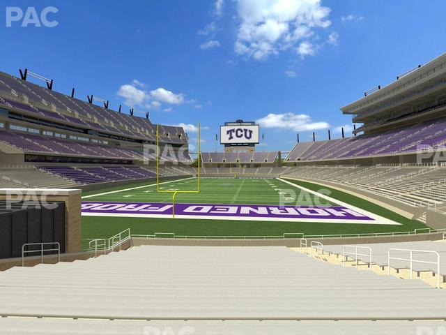 Seating view for Amon G Carter Stadium Section 132