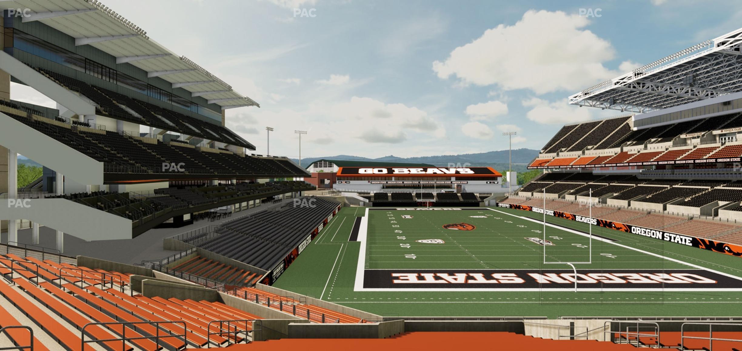 Seating view for Reser Stadium Section 125