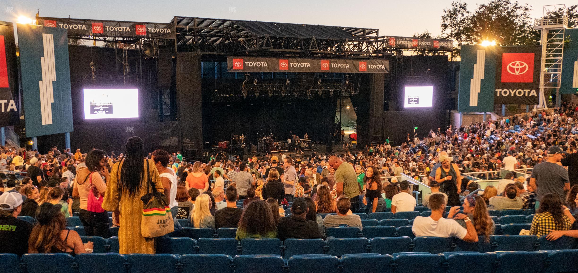 Seating view for Pacific Amphitheatre Section 5