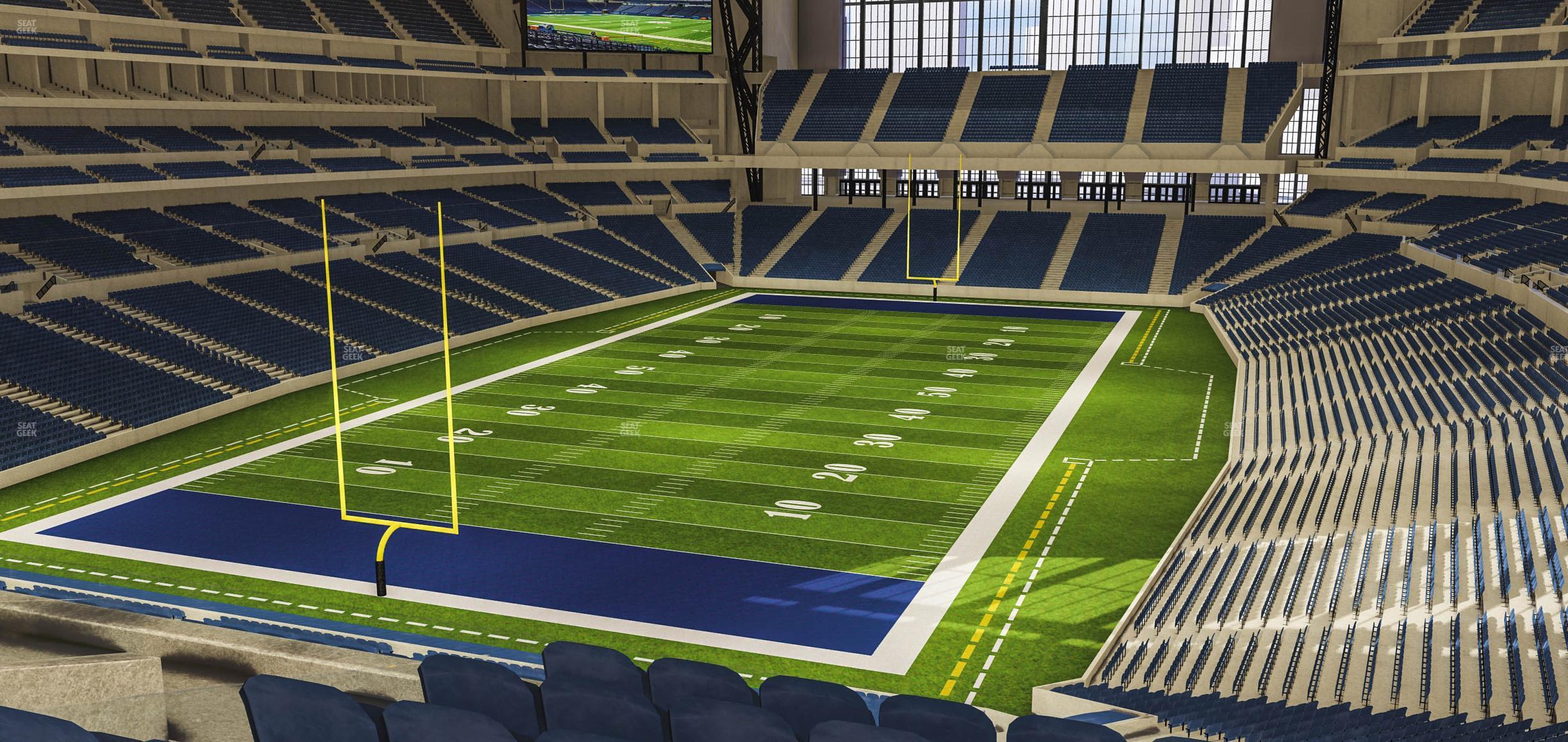 Seating view for Lucas Oil Stadium Section 423