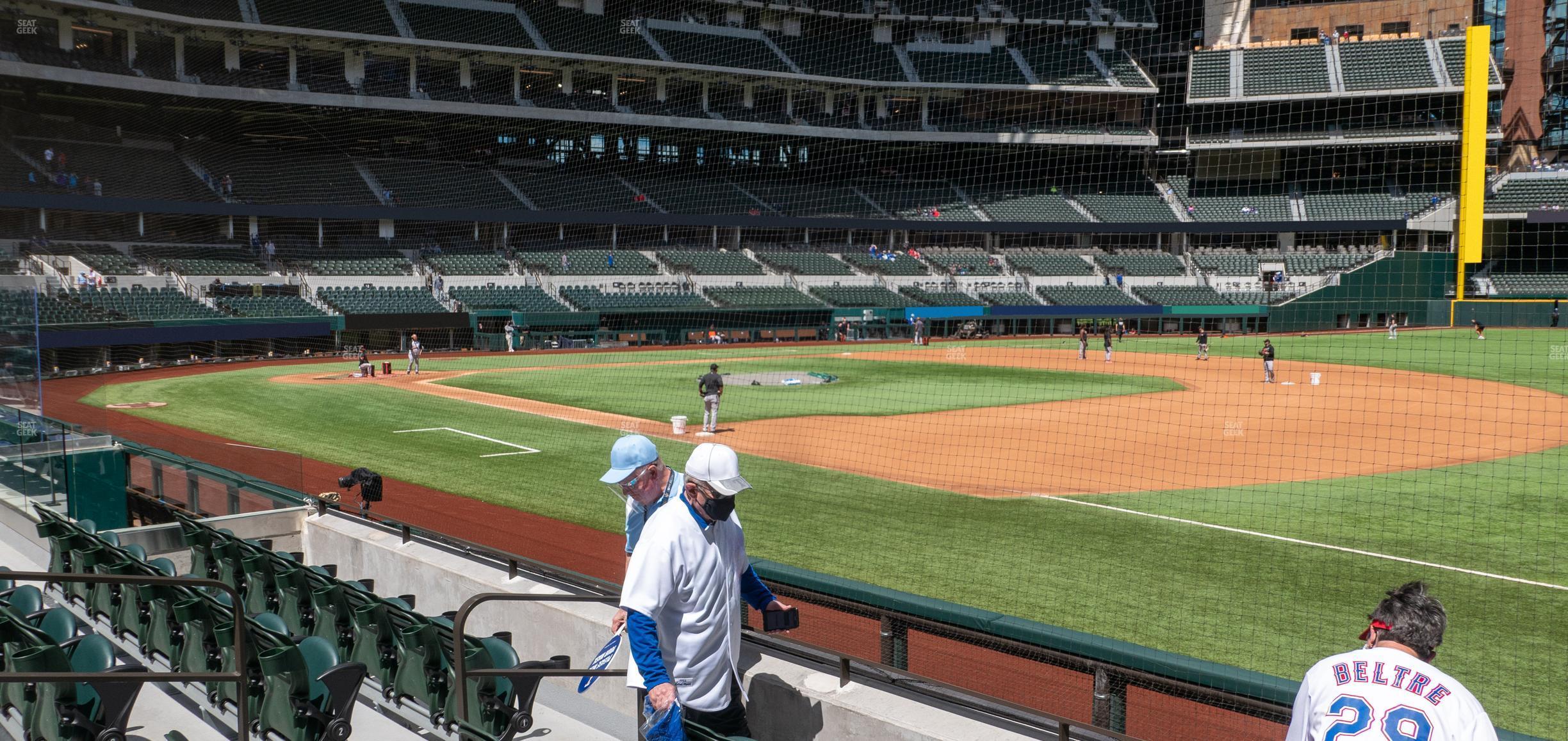 Seating view for Globe Life Field Section 22