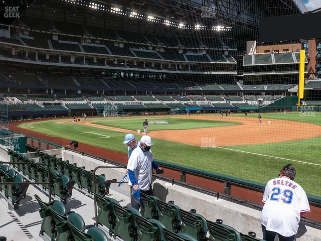 Seating view for Globe Life Field Section 22