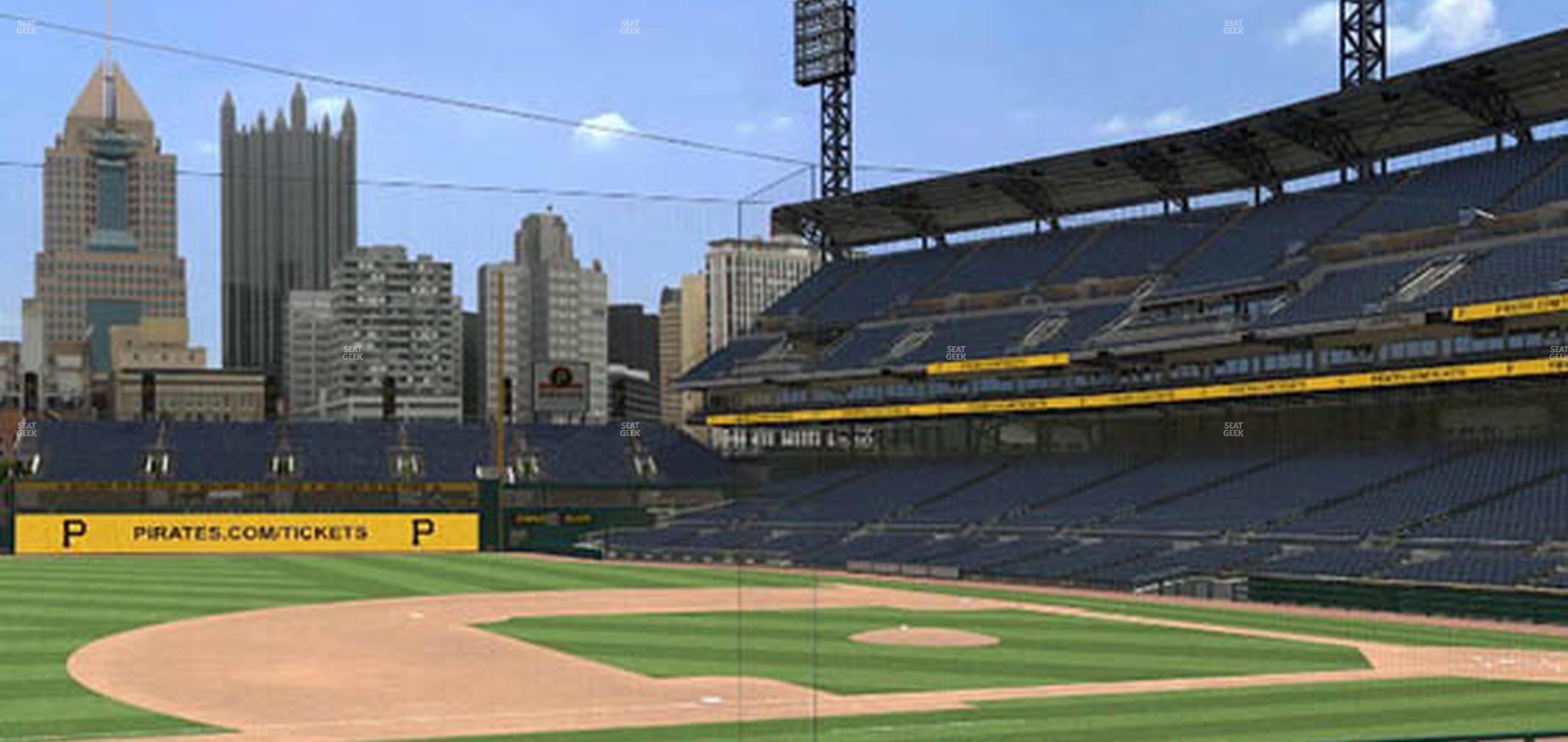 Seating view for PNC Park Section 125