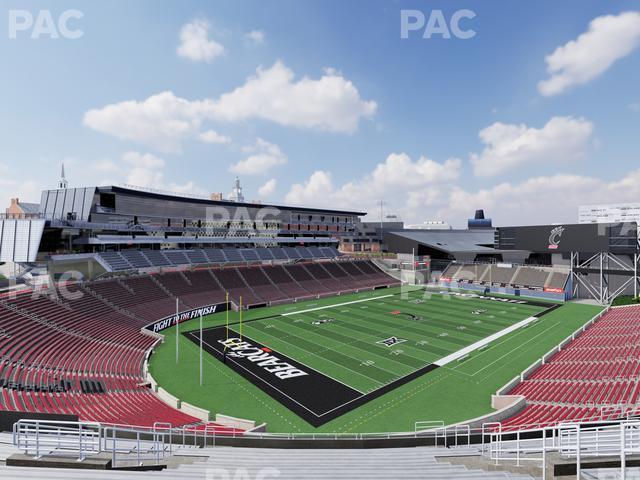 Seating view for Nippert Stadium Section 214