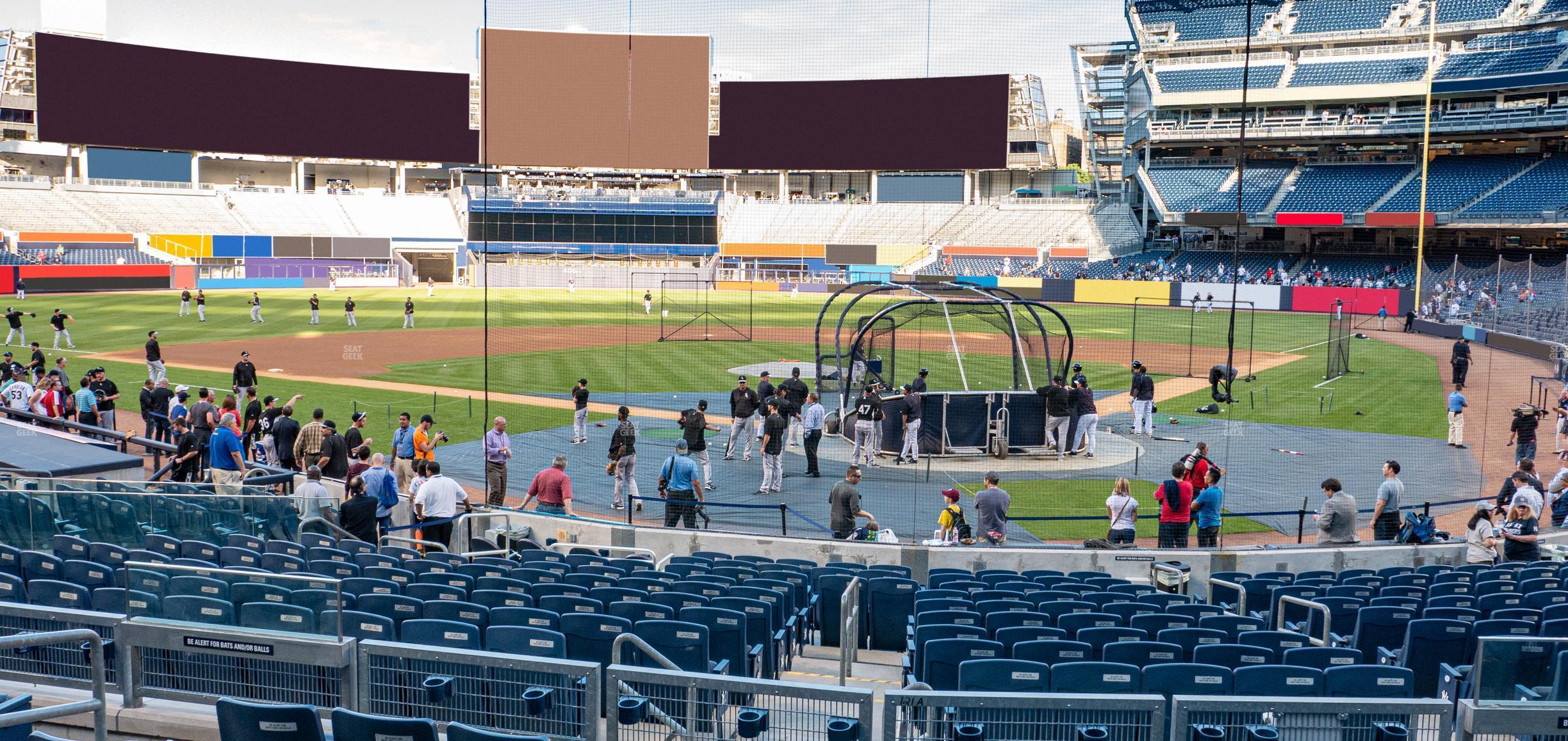 Seating view for Yankee Stadium Section Field Mvp 121 A