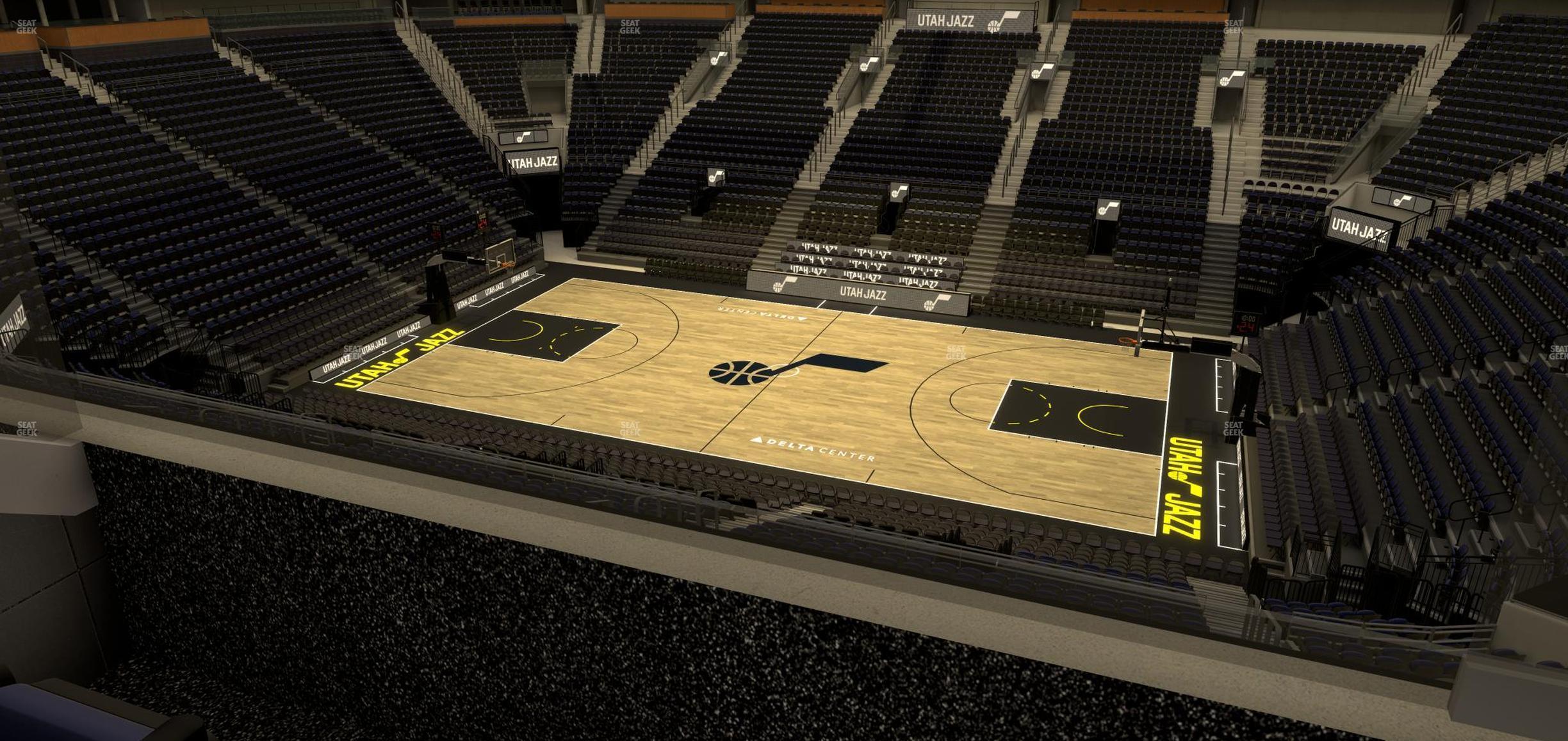 Seating view for Delta Center Section Suite 51