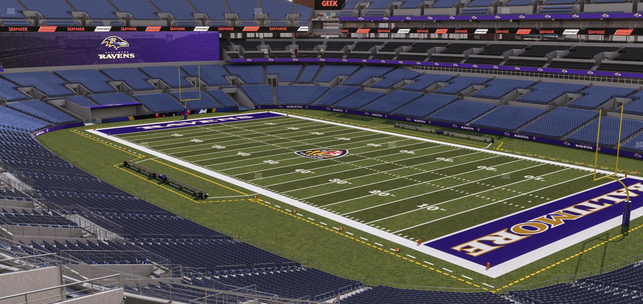 Seating view for M&T Bank Stadium Section Suite 400 A