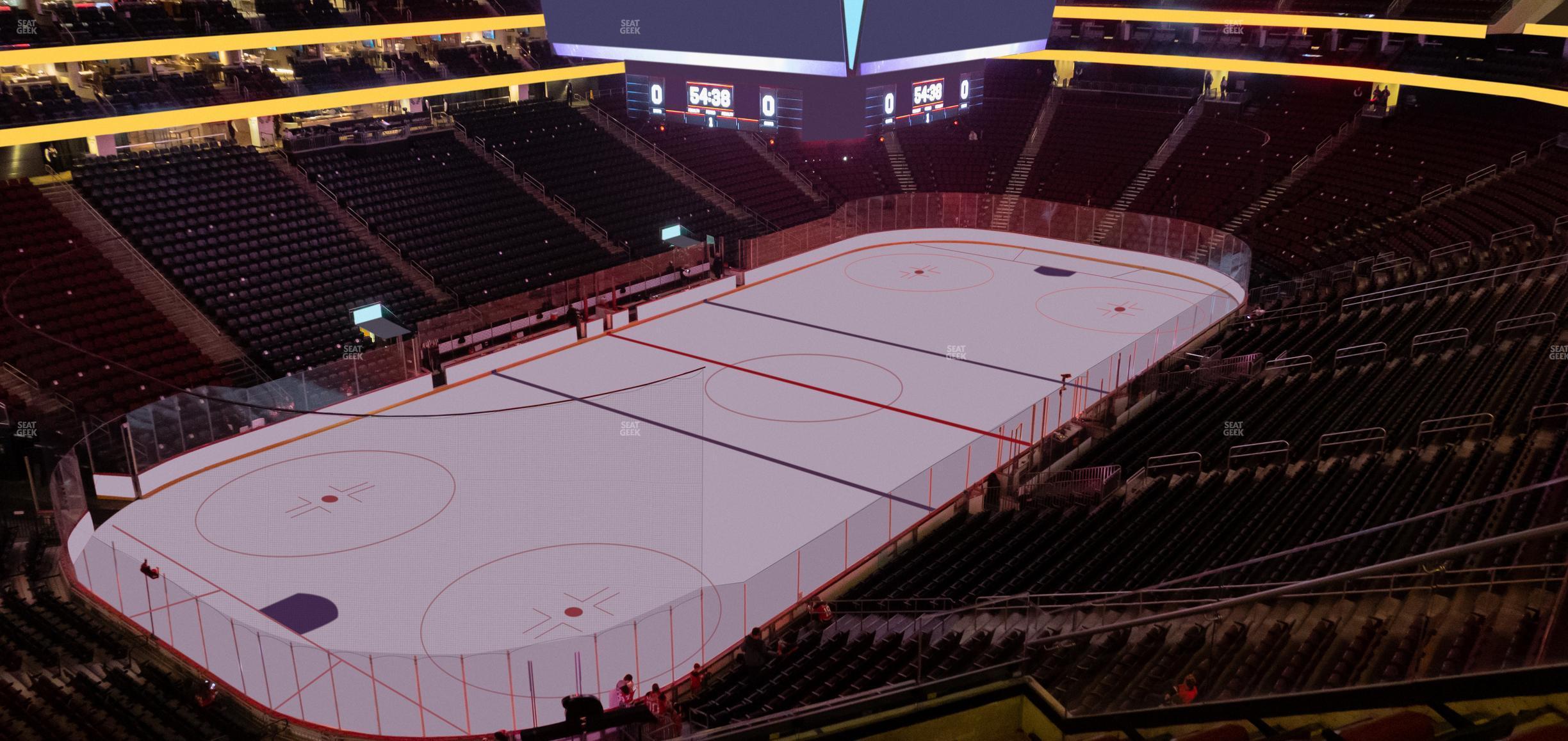 Seating view for Prudential Center Section 124