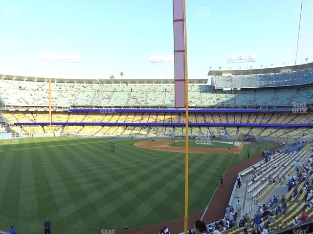 Seating view for Dodger Stadium Section 165 Lg