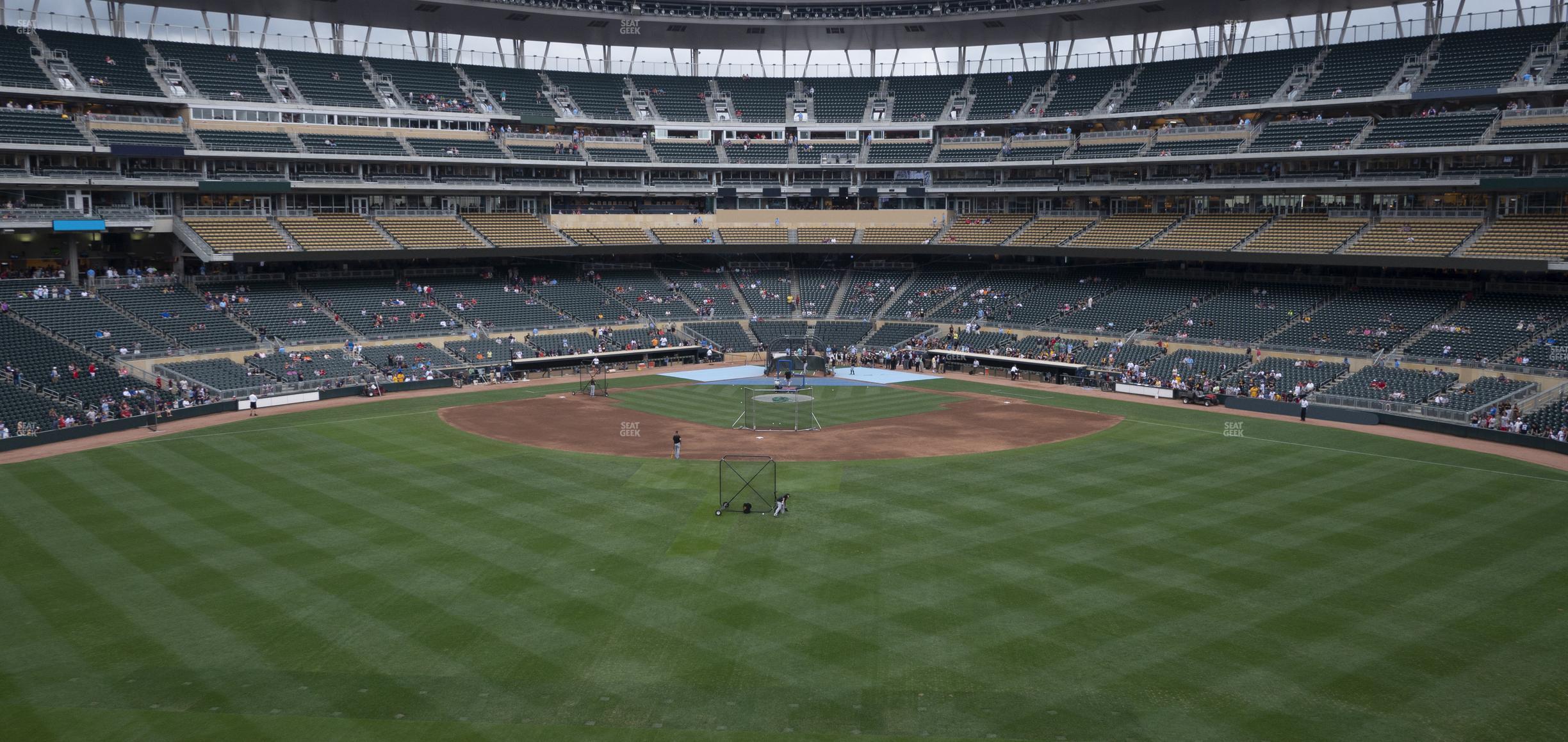 Seating view for Target Field Section Delta Sky 360 Suite