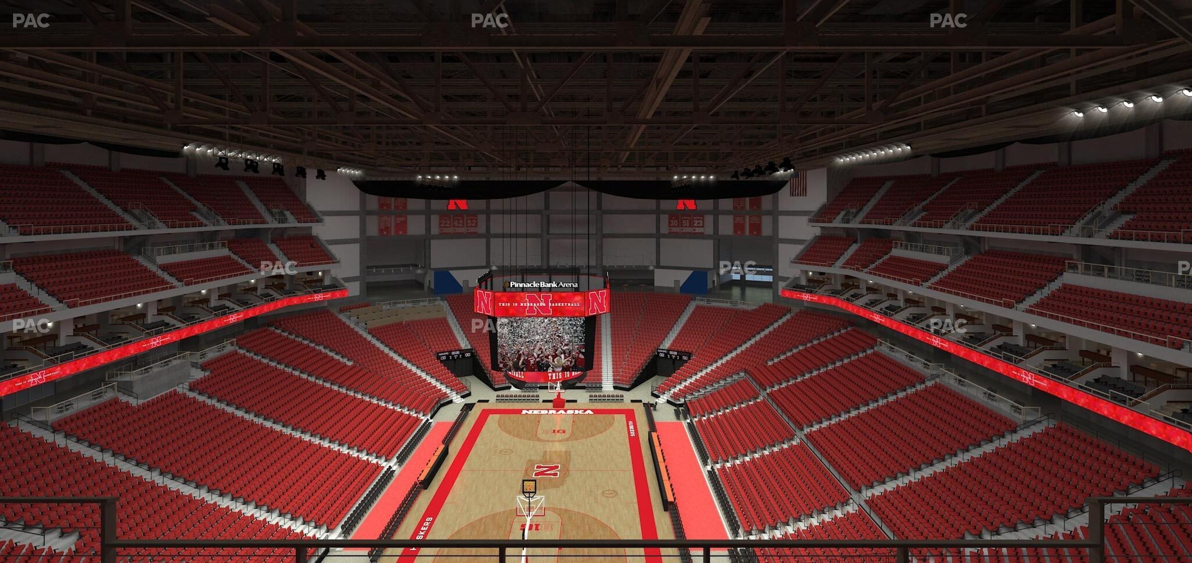 Seating view for Pinnacle Bank Arena Section 311