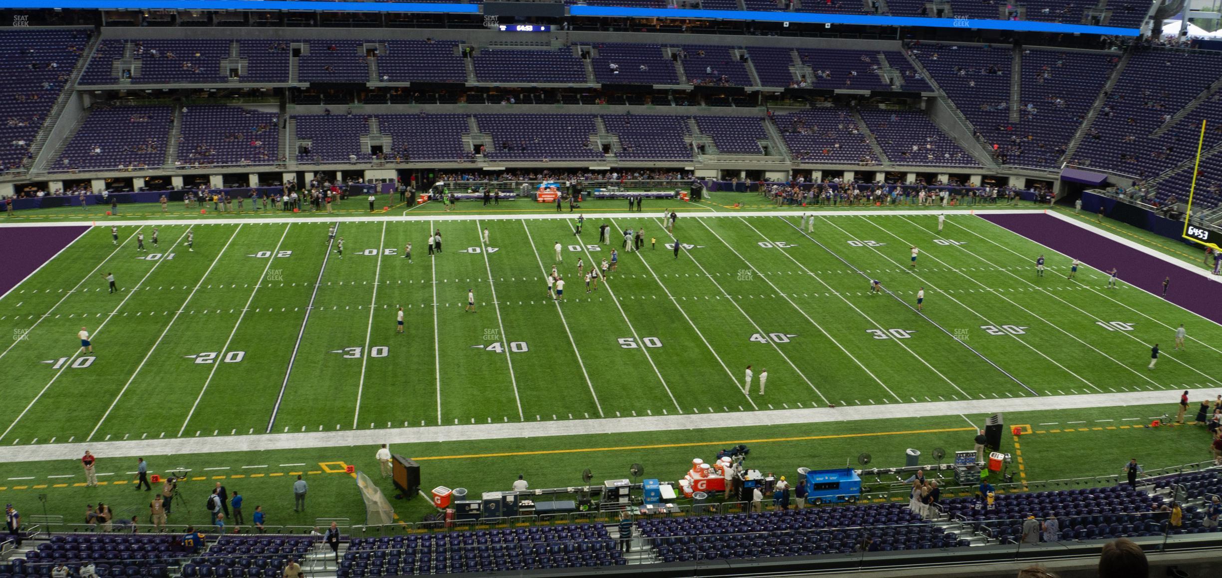 Seating view for U.S. Bank Stadium Section C 4