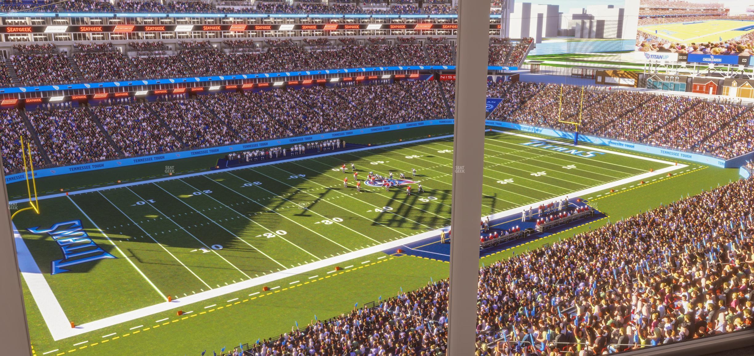 Seating view for Nissan Stadium Section Suite 634 E