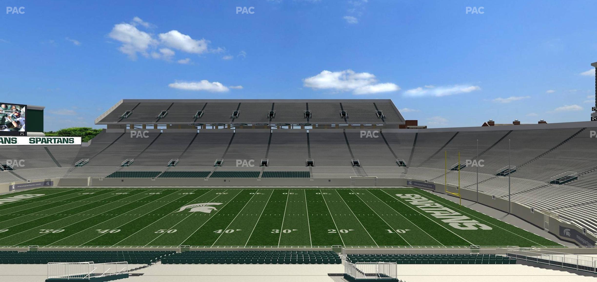 Seating view for Spartan Stadium (Michigan) Section 22