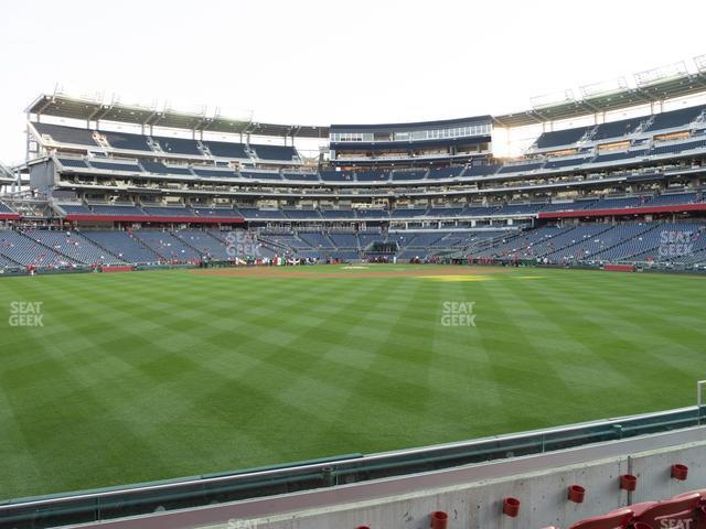 Seating view for Nationals Park Section 100