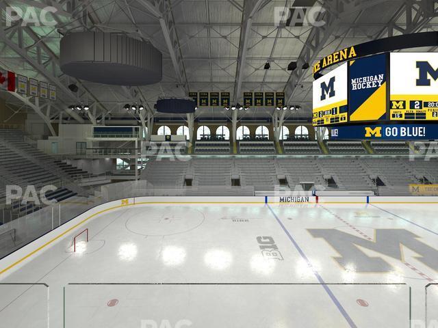 Seating view for Yost Arena Section Champions Box L