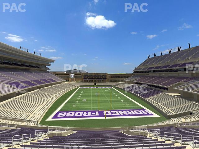 Seating view for Amon G Carter Stadium Section 222