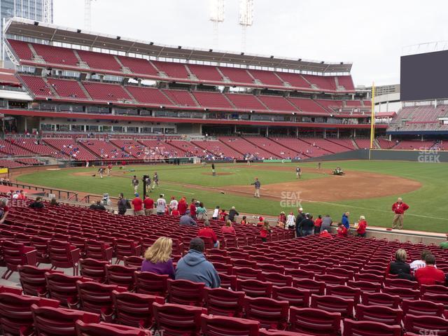 Seating view for Great American Ball Park Section 133