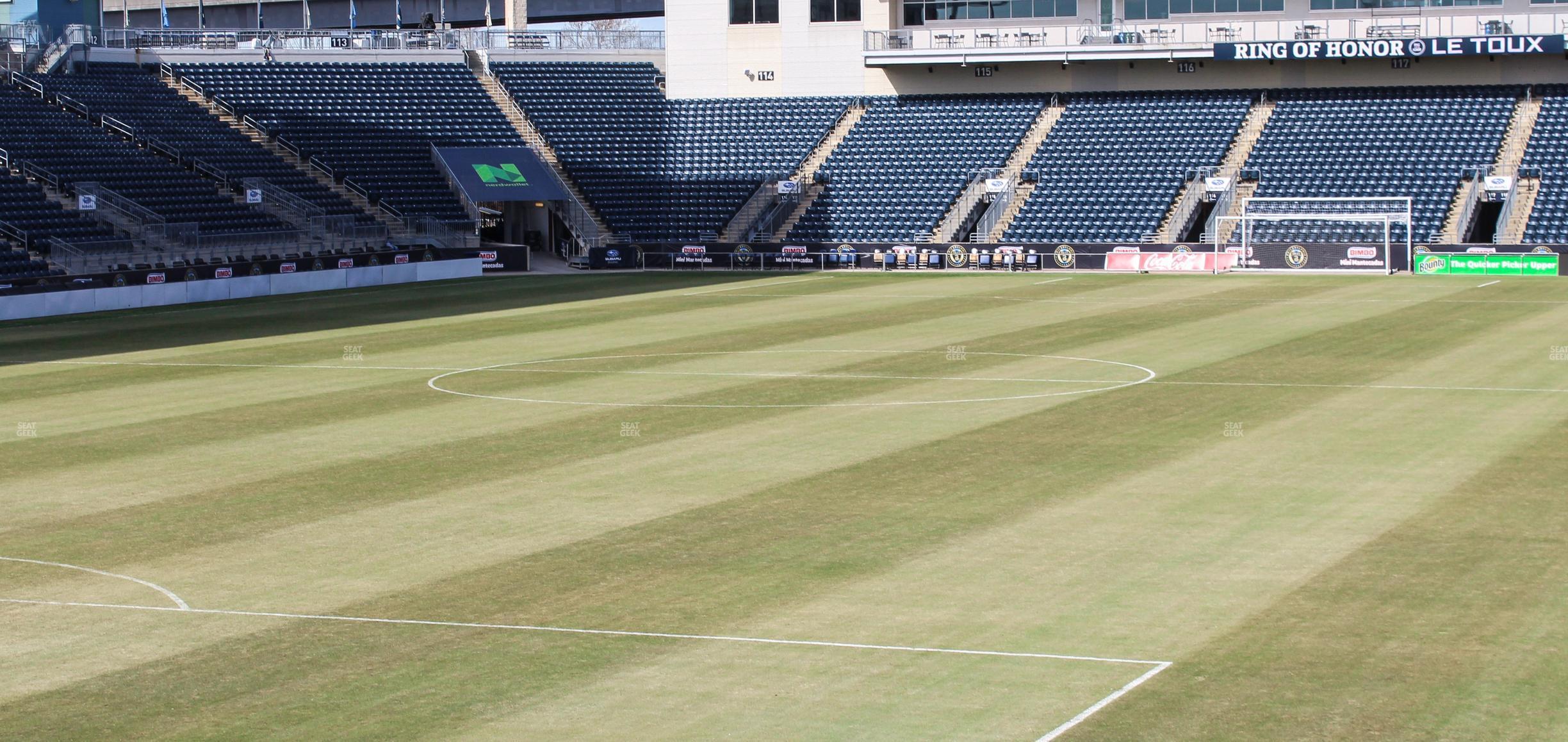 Seating view for Subaru Park Section 135