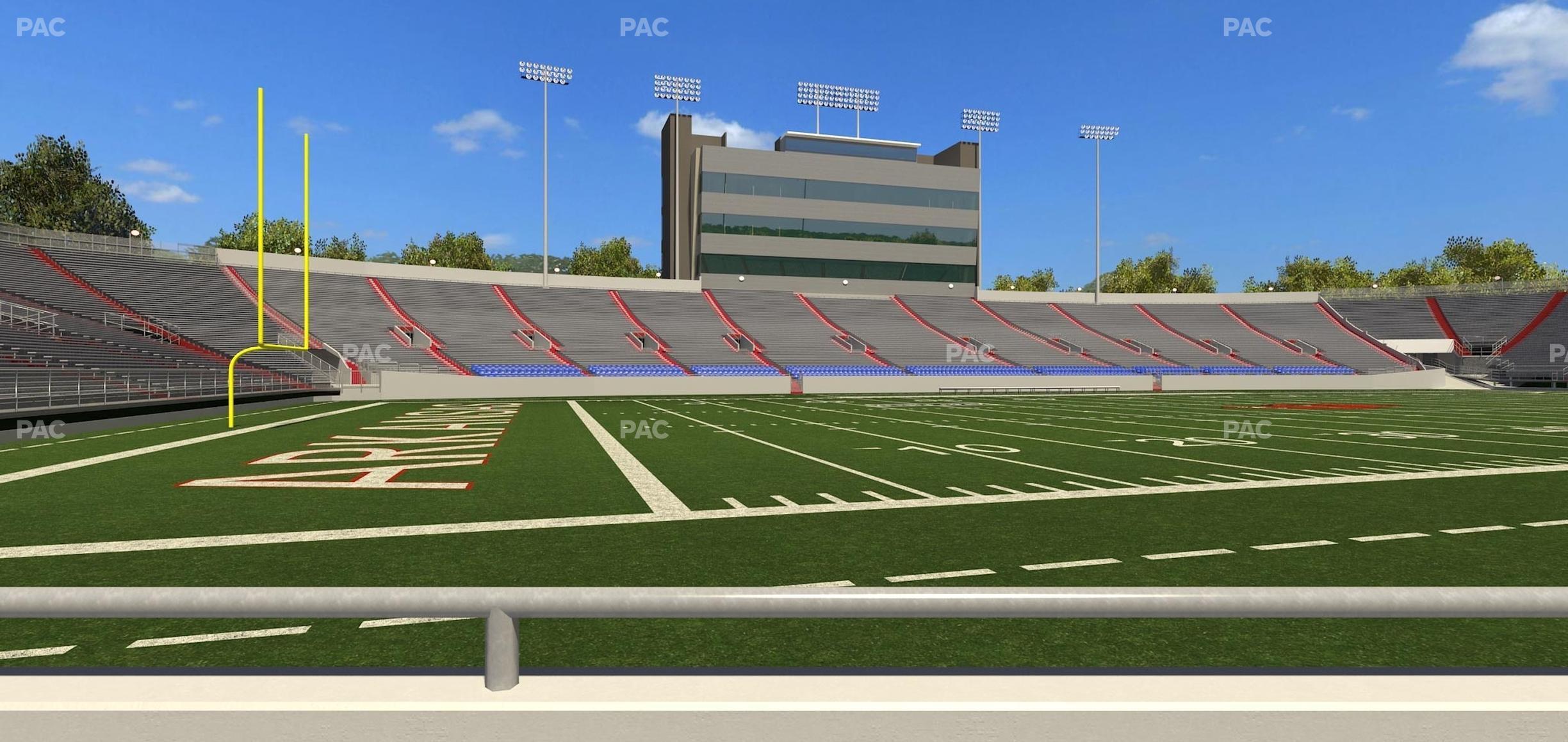 Seating view for War Memorial Stadium (Little Rock) Section 10