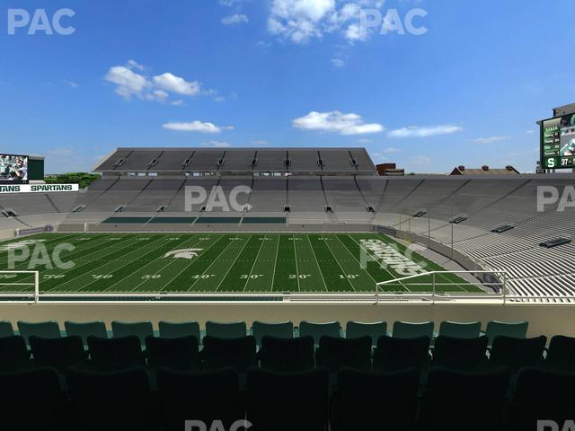 Seating view for Spartan Stadium (Michigan) Section Spartan Club 3