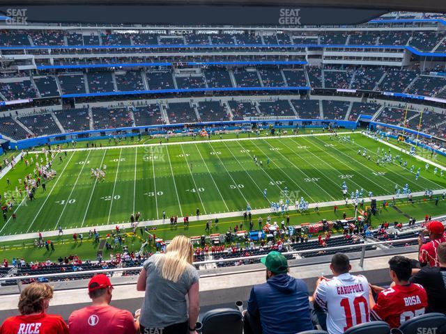 Seating view for SoFi Stadium Section 348